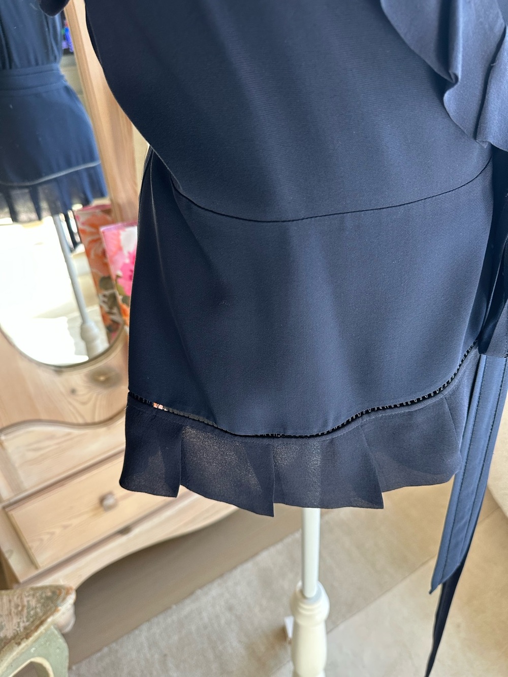 DVF Silk Wrap Top - Picture 5 of 11